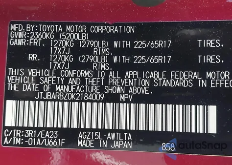 2019 Lexus Nx 300 z USA, uszkodzony, nr VIN JTJBARBZ0K2184009